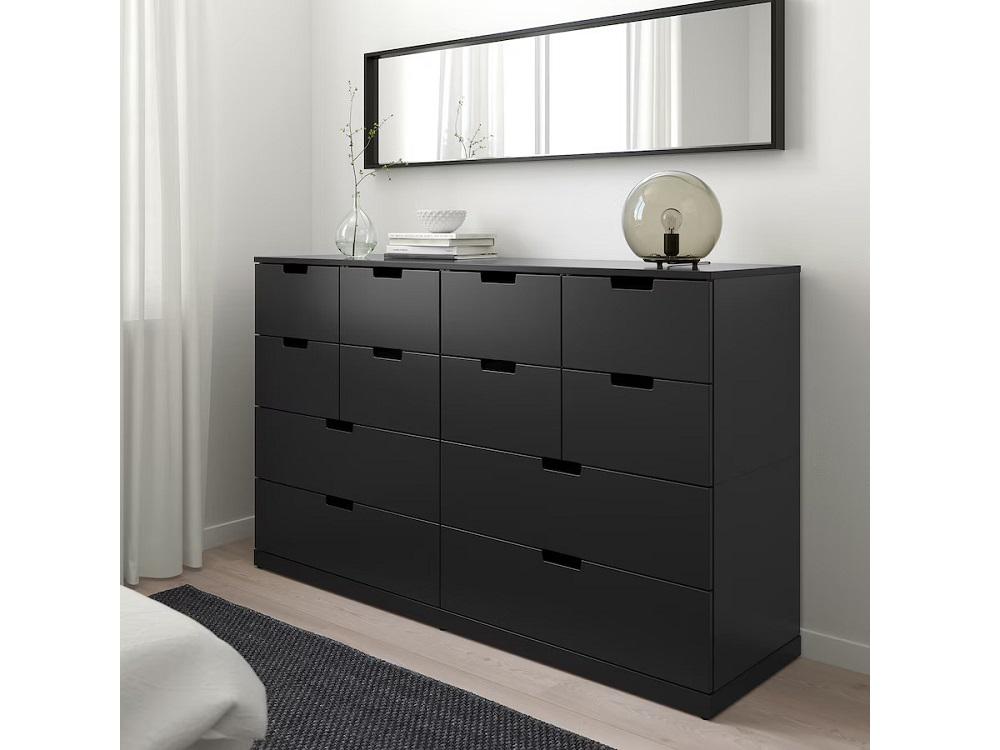 Комод Нордли 30 black ИКЕА (IKEA) изображение товара