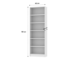 Изображение товара Стеллаж Билли 124 white ИКЕА (IKEA) на сайте adeta.ru